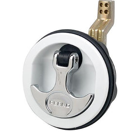 Flush Pulls Flush Latch, White