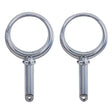 Round Type Rowlock Horns Chrome Plated Zinc