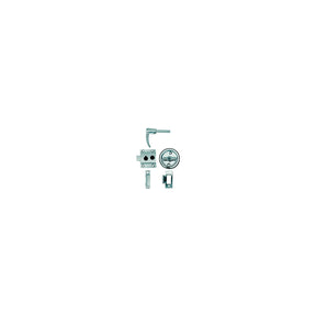 Perko 1280DP0CHR Flush Cup Rim Latch Set, w/Flush Strike, 3/4" - 1-1/8" Door