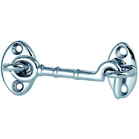 2" Chrome Plated Bronze Door Hook