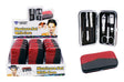 Diamond Visions Manicure Set In Case Faux Leather/Stainless Steel 6 pc, Pack of 15