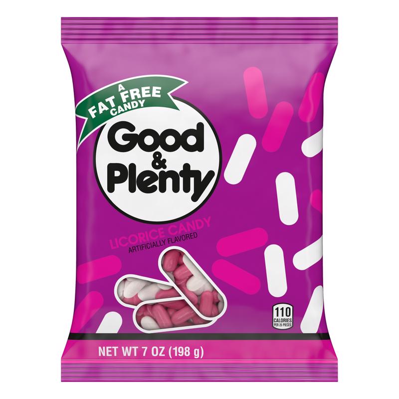 Good & Plenty Licorice Candy 7 oz, Pack of 12