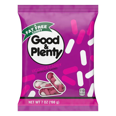 Good & Plenty Licorice Candy 7 oz, Pack of 12