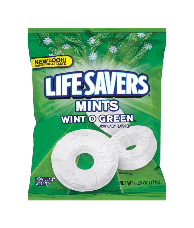 Life Savers Wint O Green Mints 6.25 oz, Pack of 12