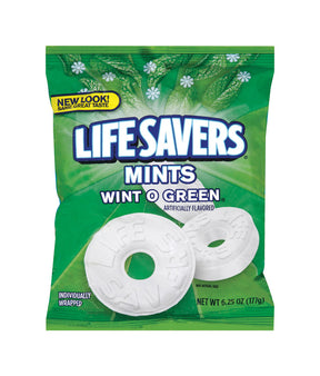 Life Savers Wint O Green Mints 6.25 oz, Pack of 12