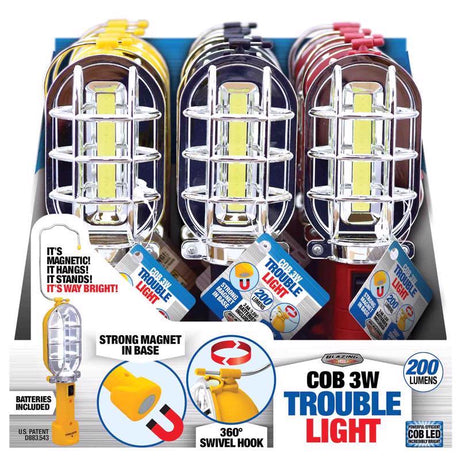Blazing LEDz 240 lm Assorted LED COB Trouble Light, Pack of 12