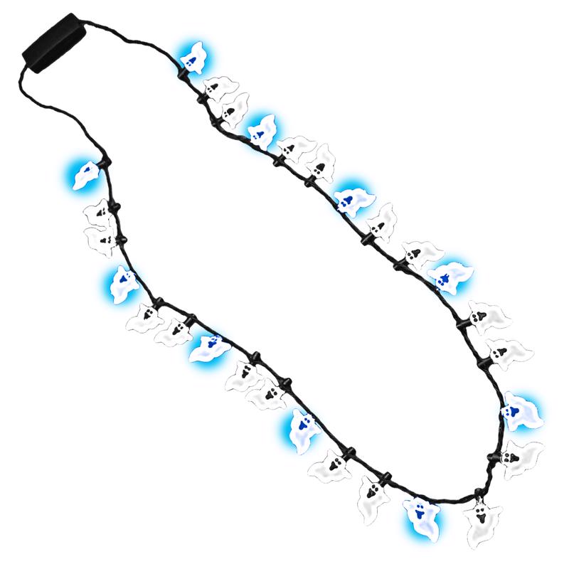 Magic Seasons Halloween Flashing Bulb Necklace Plastic 1 pk, Pack of 12