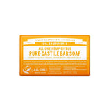 Dr. Bronner's Organic Orange Citrus Scent Pure-Castile Bar Soap 5 oz, Pack of 12