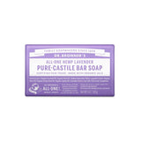 Dr. Bronner's Organic Lavender Scent Pure-Castile Bar Soap 5 oz, Pack of 12