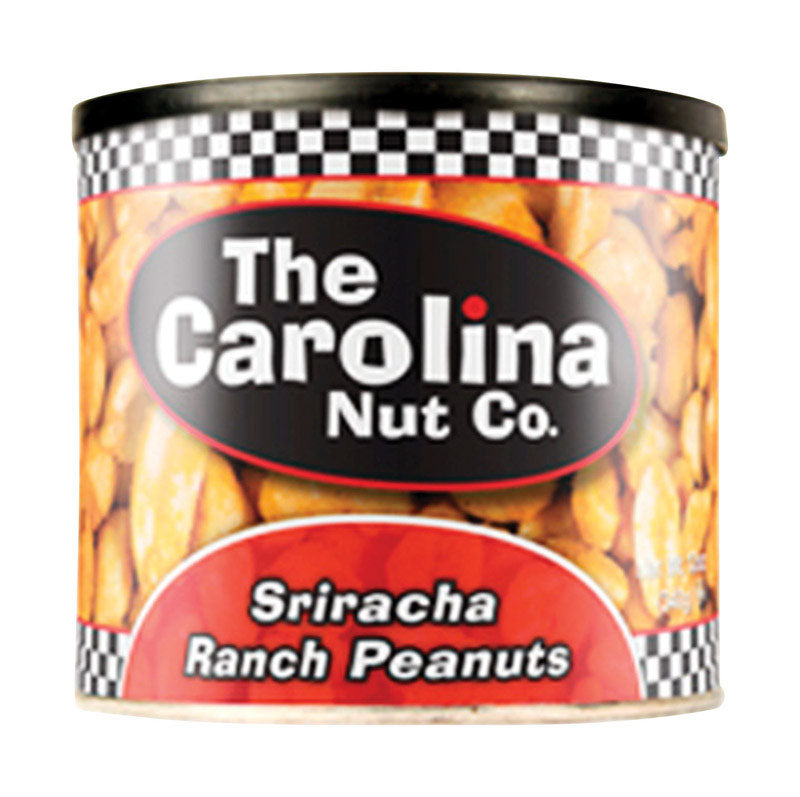 Carolina Nut Co. Sriracha Ranch Peanuts 12 oz Can, Pack of 6