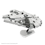 Fascinations Metal Earth Star Wars Millenium Falcon 3D Model Silver