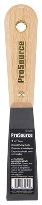 ProSource 01522R Putty Knife with Rivet, 1-1/4 in W HCS Blade