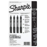 Sharpie PRO Assorted Fine Tip Permanent Marker 4 pk, Pack of 6