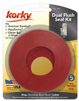 Korky 440BP Dual-Flush Seal Kit, Rubber, Red