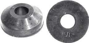 Danco 35092B Beveled Faucet Washer, 1/4 in, 9/16 in Dia, Rubber, Pack of 5