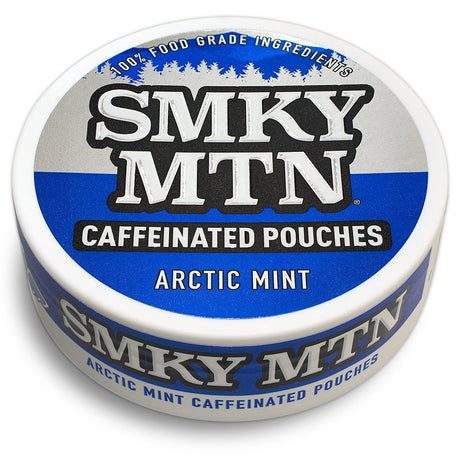 Smokey Mountain 03775 Caffeinated Pouch, Arctic Mint, 15 Count, Can, Pack of 10