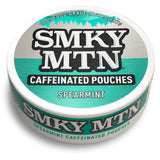 Smokey Mountain 03790 Caffeinated Pouch, Spearmint, 15 Count, Can, Pack of 10