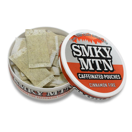 Smokey Mountain 1751 Caffeinated Pouch, Cinnamon Fire, 15 Can, Pack of 10