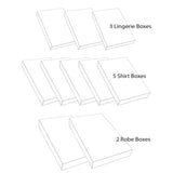 Paper Images White Apparel Gift Box, Pack of 10
