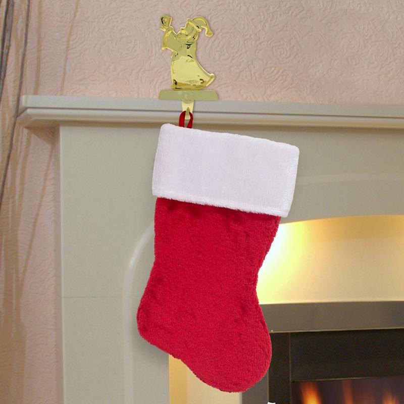 Dyno Red/White Christmas Stocking 17.5 in., Pack of 12