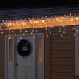 Celebrations Red Incandescent Mini Clear 100 ct Icicle Christmas Lights 5.67 ft., Pack of 12