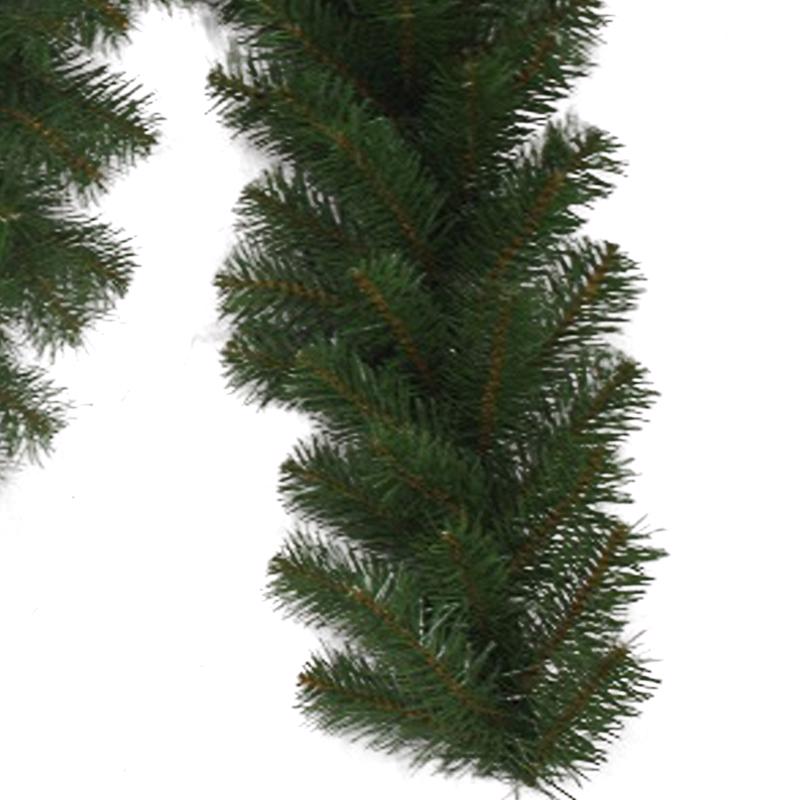 Holiday Bright Lights 8 in. D X 9 ft. L Traditional Pine Christmas Garland, Pack of 12