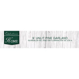 Holiday Bright Lights 8 in. D X 9 ft. L Traditional Pine Christmas Garland, Pack of 12
