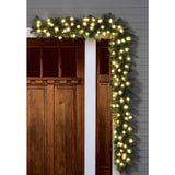 Celebrations Platinum 14 in. D X 9 ft. L LED Prelit Warm White Mixed Pine Christmas Garland