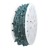 Holiday Bright Lights LED C7 String Socket Light Cord on Reel 500 ft.