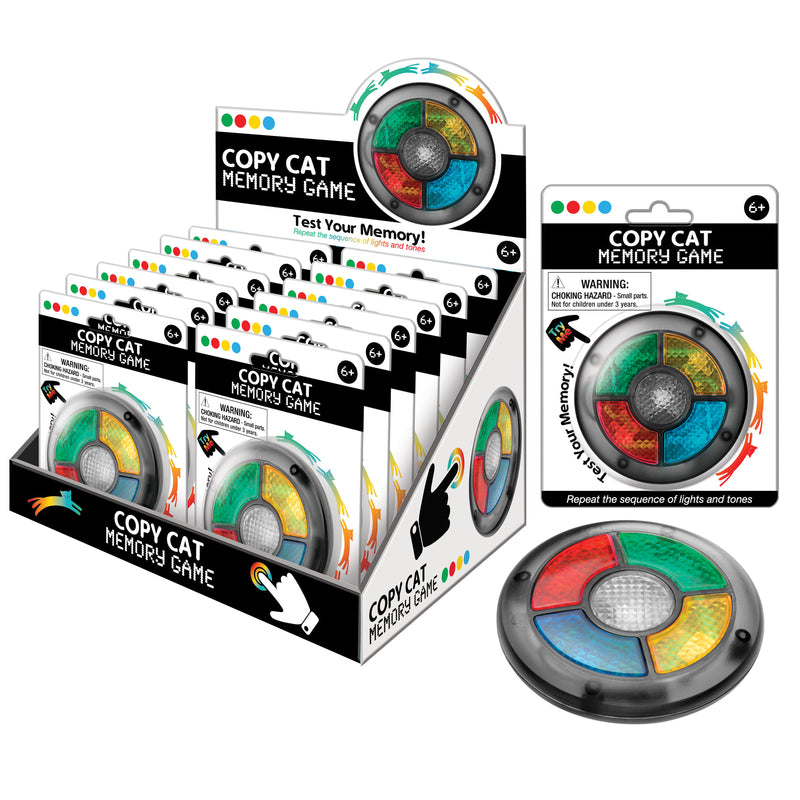 Playmaker Toys Copy Cat Memory Game, Pack of 12