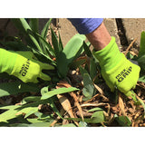 Midwest Quality Gloves Max Grip S Nitrile/Spandex Black/Green Grip Gloves, Pack of 6