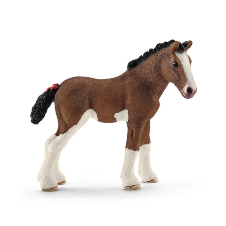 Schleich Farm World Clydesdale Foal Toy Brown/White, Pack of 5