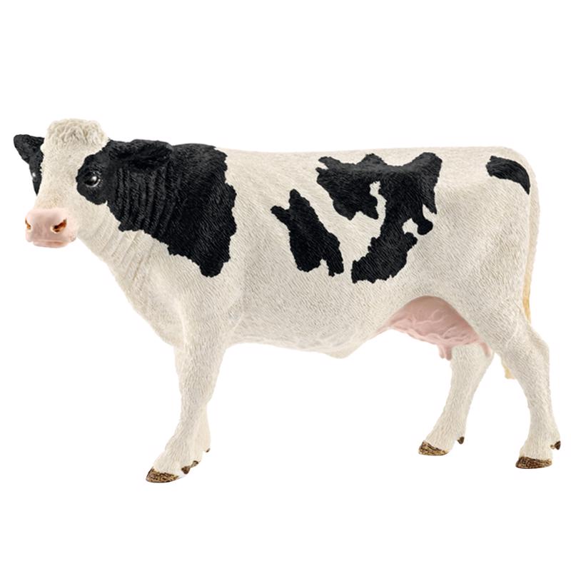 Schleich Farm World Holstein Cow Toy Black/White, Pack of 5