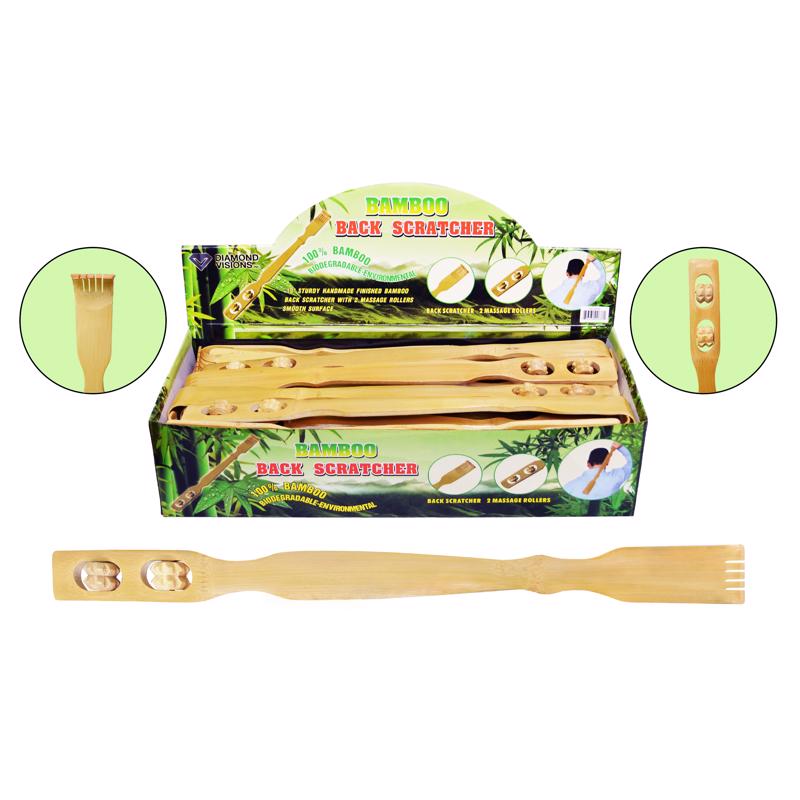 Diamond Visions Massager Back Scratcher Bamboo 1 pk, Pack of 36