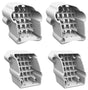 Barrette OUTDOOR LIVING Bella Premier 73053493 Stair Bracket Kit, PVC, White