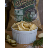 1 in 6 Snacks Carolina Dill Pickle Potato Chips 5 oz Bagged, Pack of 14