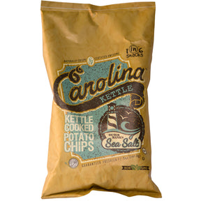 1 in 6 Snacks Carolina Outer Banks Sea Salt Potato Chips 5 oz Bagged, Pack of 14