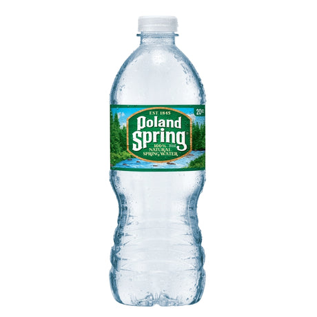Nestle Waters Poland Springs Spring Water 20 oz 1 pk, Pack of 24