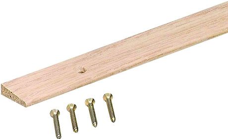 M-D 85472 Floor Reducer, 36 in L, 1 in W, Hardwood, Pack of 6