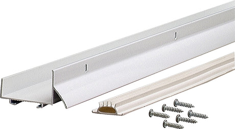 M-D DB003 Series 69570 Door Bottom with Drip Cap, White, 36 in L, 1-3/4 in W, 1-1/4 in H, Aluminum