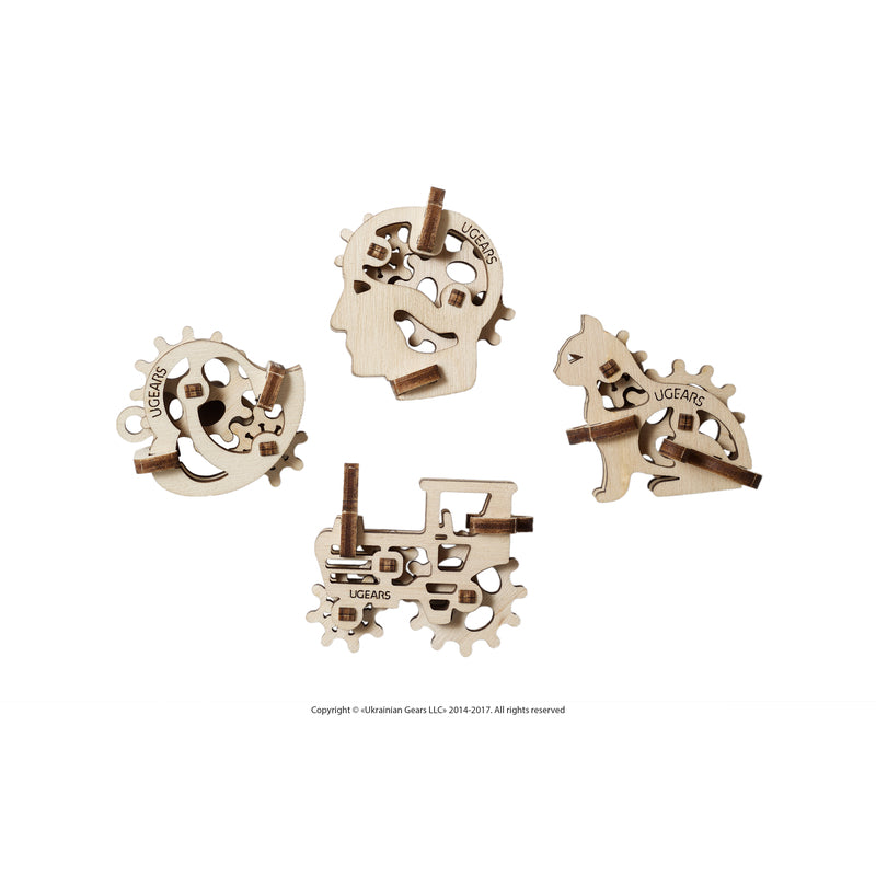 UGears U-Fidget 3D Puzzle Model Natural