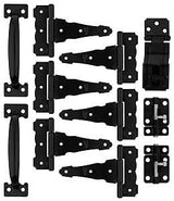 National Hardware N166-006 Shed Kit, Steel, Black, 11-Piece