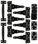 National Hardware N166-006 Shed Kit, Steel, Black, 11-Piece