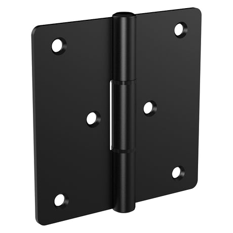 National Hardware N166-024 Modern Square Gate Hinge, 4-1/2 in H Gate Leaf, 4-19/32 in W Gate Leaf, Steel, Black