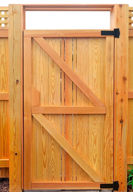 National Hardware N166-030 Rustic Modern T-Hinge, 4-5/32 in H Gate Leaf, 3/32 in Thick Gate Leaf, 8-1/32 in L, Steel