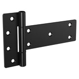 National Hardware N166-035 Industrial T-Hinge, 4-9/32 in H Gate Leaf, 1-13/16 in W Gate Leaf, 6 in H Frame Leaf, Steel