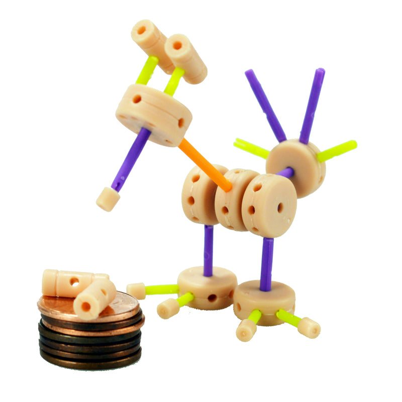 Super Impulse World's Smallest Tinker Toys Multicolored 66 pc