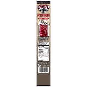 Old Trapper Old Fashioned Beef Steak 2 oz Bagged, Pack of 12