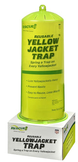 Rescue YJTR-SF4 Reusable Yellow Jacket Trap, Includes: 10-Week Attractant Cartridge, Pack of 4