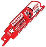 Diablo DS0408CF Series Reciprocating Saw Blade, Applicable Materials: Cast Iron, Metal, Stainless Steel, 1 in W, 4 in L